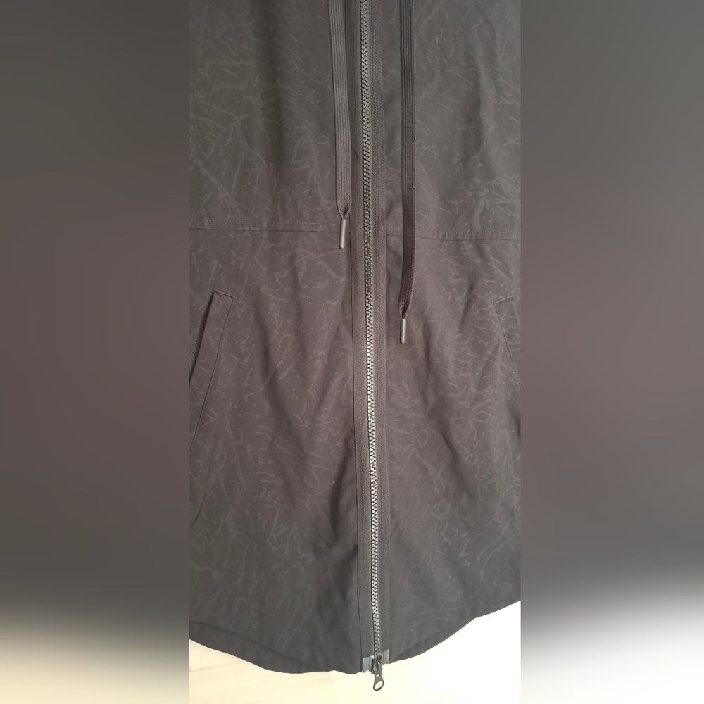 Adidas‎ Windbraker Women's XS Black Patterned Jacket Outdoors Hiking Camping Spo - Picture 5 of 11